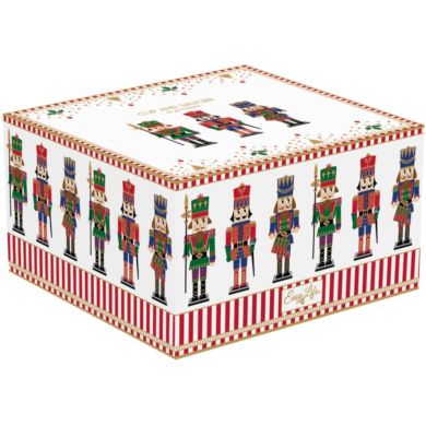 Чашка с блюдцем 200мл из фарфора в коробке NUTCRACKER POZZI MILANO 1106NUTC