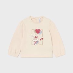 Детская туника с буфами Mayoral 74 Молочный 2053