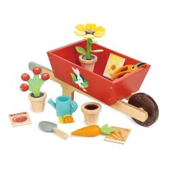 Іграшка з дерева Садова тачка Tender Leaf Toys TL8357, Різнокольоровий