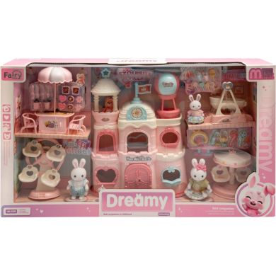 Игровой набор Кролик Kaidi Парк развлечений: замок-воздушный шар XIE SHENG TOYS 6698