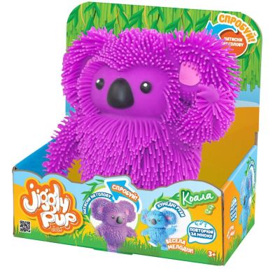 Інтерактивна іграшка Jiggly Pup Запальна Коала (фіолетова) JP007-PU
