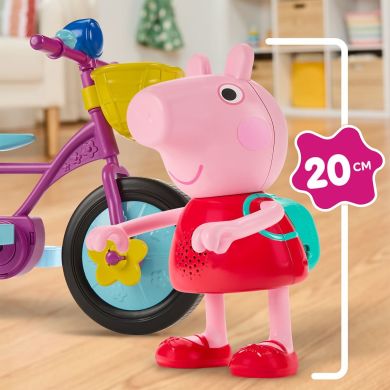 Интерактивный игровой набор PEPPA FIGURINES ПЕППА НА ВЕЛОСИПЕДЕ G2177