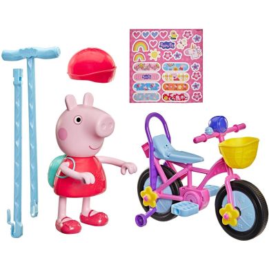 Интерактивный игровой набор PEPPA FIGURINES ПЕППА НА ВЕЛОСИПЕДЕ G2177
