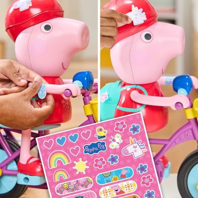 Интерактивный игровой набор PEPPA FIGURINES ПЕППА НА ВЕЛОСИПЕДЕ G2177