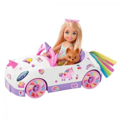 Кабриолет Челси с наклейками Barbie GXT41