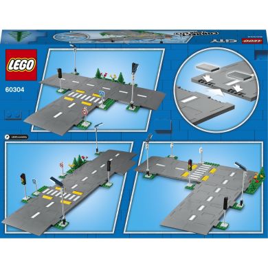 Конструктор LEGO City Дорожные плиты 112 деталей 60304