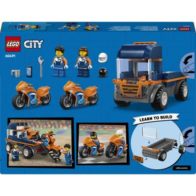 Конструктор LEGO City Транспортер мотоциклів 60491