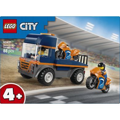 Конструктор LEGO City Транспортер мотоциклів 60491