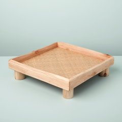 Квадратный поднос Miramar из восстановленного дерева, малый 28.5x24.75x3.75 Be Home 23-80