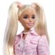 Кукла Barbie Deluxe Style деним-сет в барбикоре JJN69