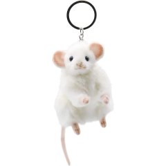 М'яка іграшка-брелок Біла Мишка Hansa 6468
