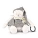 Мягкая игрушка-развивашка Мишка серый с кольцом, 30см DouDou DC4338