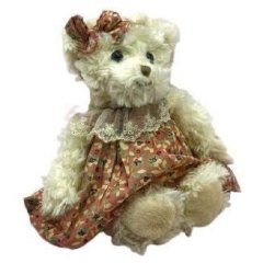 М'яка іграшка Ведмедиця Майя у квітчастому платті 25 см Bukowski (Буковскі) 7340031310406