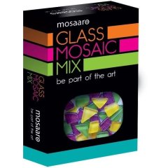 Набір для творчості «Мозаїчний мікс: зелений, жовтий, фіолетовий з глітером MA5002 MA5002