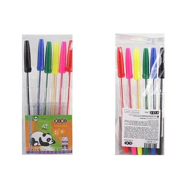 Набір з 6-х кулькових ручок Kids Line 6 кольорів ZIBI ZB.2011