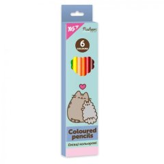 Карандаши цветные Yes 6 цветов Pusheen 290759