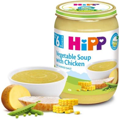Овочевий суп HiPP З куркою з 6 місяців 190 г 7973