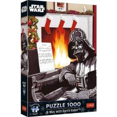 Пазлы 1000 Premium Plus Lucasfilm Star Wars Светлана с Дартом Вейдером Trefl 12085