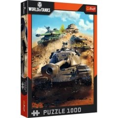 Пазлы 1000 World of Tanks: Танки в бою Trefl 10943