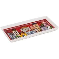 Поднос Paese Mio красный 19x9 Egan 8055267581924