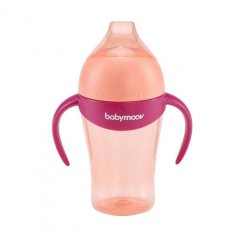 Пляшка-непроливайка Babymoov Peach 1 рік 180 мл A005003, Рожевий