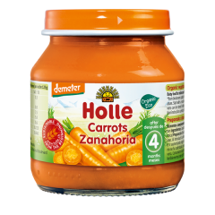 Пюре органическое Holle морковь с 4 месяцев 125 г 32844 7640161875753