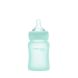 Стеклянная детская бутылочка Everyday Baby 150мл с силиконовой защитой 10207, Мятный