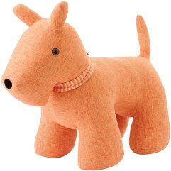Держатель дверей DOG+SCARF оранжевый L (42x77x61cм) J-LINE 64767