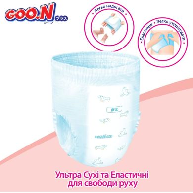 Трусики-підгузки GOO.N Plus для дітей 6-12 кг розмір M, унісекс, 52 шт. 21001085, M