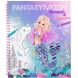 Альбом для раскрашивания Fantasy Model Русалочка с пайетками 411153