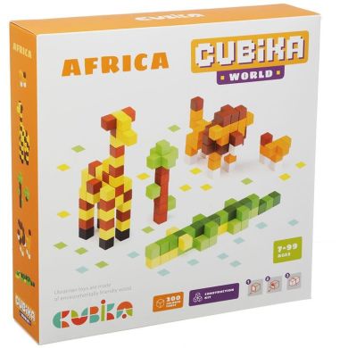 Деревянный конструктор Cubika World «Африка» 15306