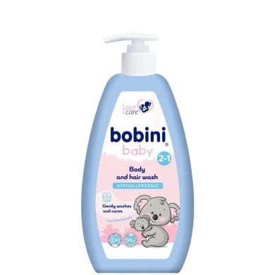 Детский гель для мытья тела и волос 2 в 1 гипоаллергенный, 500 мл. - 0+ Bobini 5900931033106