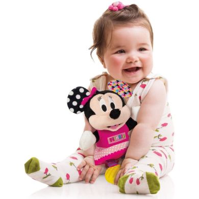 Іграшка м'яка на коляску Clementoni Baby Minnie, серія Disney Baby 17164