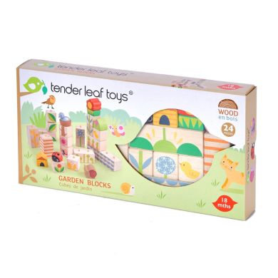 Іграшка з дерева Садові блоки Tender Leaf Toys TL8453, Різнокольоровий