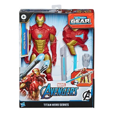 Игровой набор Hasbro Marvel Avengers Мстители Титан Железный человек с аксессуарами E7380