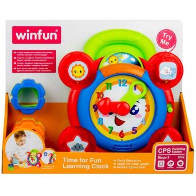 Интерактивный сортер-часы WinFun ВинФан с музыкой и световыми эффектами 0675-NL