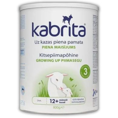 KABRITA 3 сухая молочная смесь на козьем молоке от 12 мес. 800 г. 8716677008622