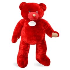 Коллекционный DouDou медведь красный XXXXL 200см DC3420