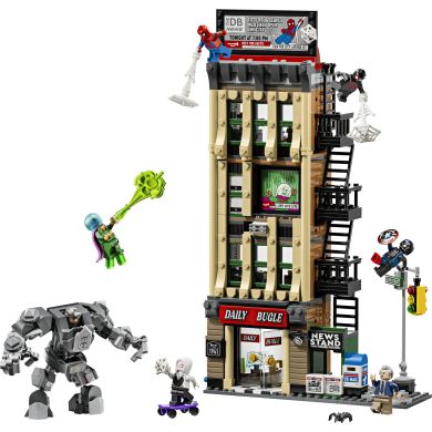 Конструктор LEGO Super Heroes Marvel Человек-паук против Мистерио: Дейли Бьюгл 76342
