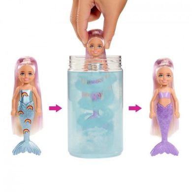 Кукла Челси и друзья Цветное перевоплощение серии Радужные русалочки в ассортименте Barbie Барби HCC75