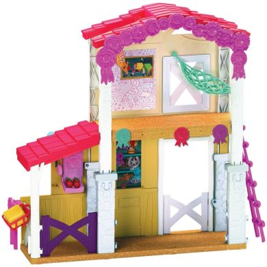 Кукла та кінь у загоні з аксесуарами Winner's Stable Camp Clover Barn 35,5x51x13 см 53185