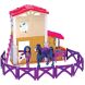 Кукла та кінь у загоні з аксесуарами Winner's Stable Camp Clover Barn 35,5x51x13 см 53185