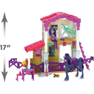 Кукла та кінь у загоні з аксесуарами Winner's Stable Camp Clover Barn 35,5x51x13 см 53185