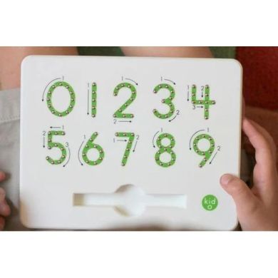 Магнітна дошка Kid O від 0 до 9 зелена 10347, Зелений