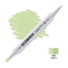 Маркер Sketchmarker, колір Богомол Mantis 2 пера: тонке і долото SM-G053