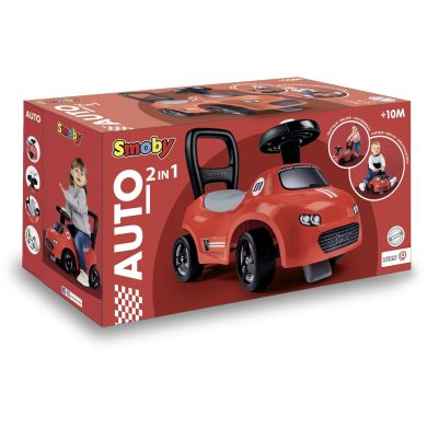 Машина для катания малыша, красная, 54х27х40 см, 10 мес. + SMOBY TOYS 720541