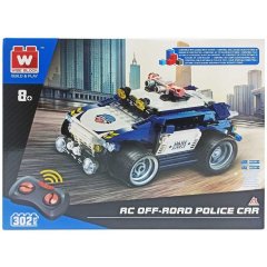 Машина-конструктор на дистанционном управлении Полицейский джип Wise Block EU389046