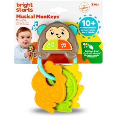Музыкальная погремушка Bright Starts Musical MonKeys 17227