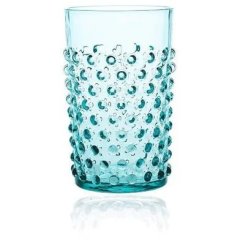 Набор 4шт стаканов Underlay Aquamarine Hobnail KLIMCHI 21013/200-335/27/4