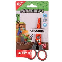 Ножницы Yes Minecraft 13см, с принтом на лезвии, красные 480424